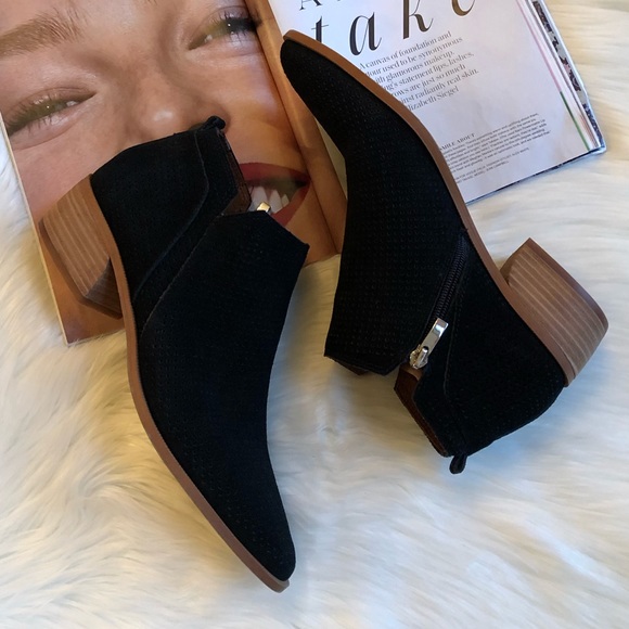 franco sarto perforated booties